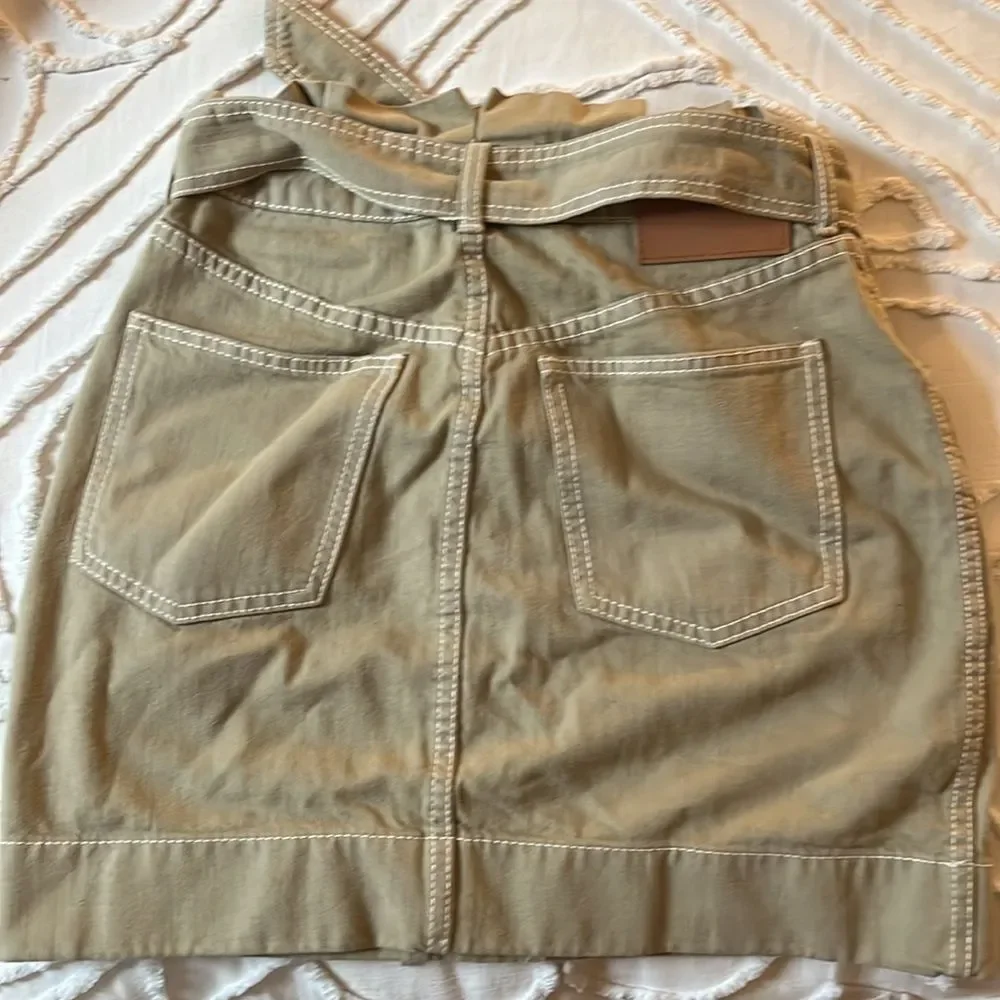 Zimmermann Tan Mini Skirt